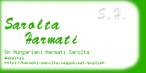 sarolta harmati business card